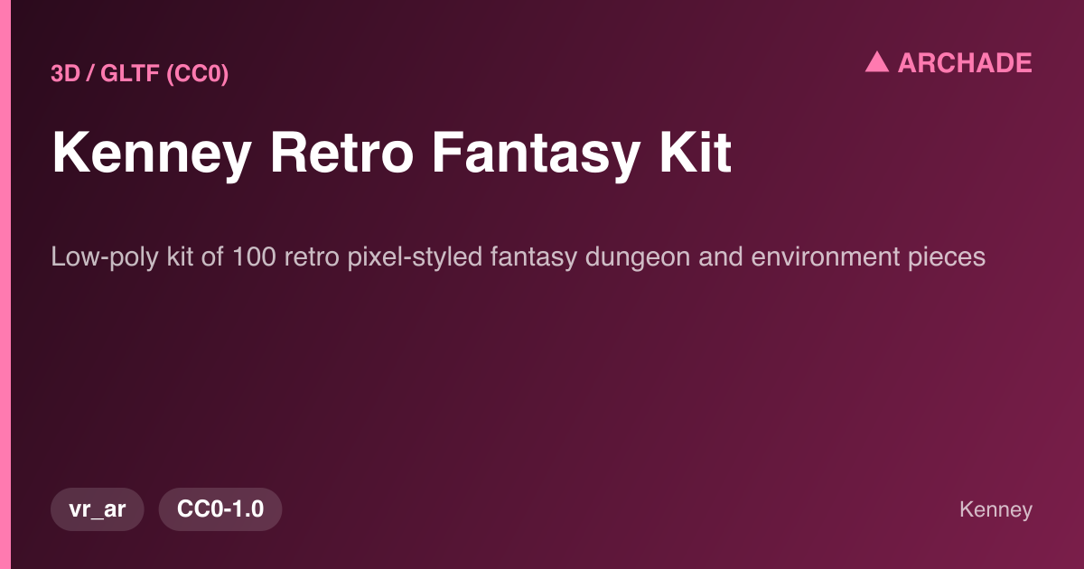 Kenney Retro Fantasy Kit