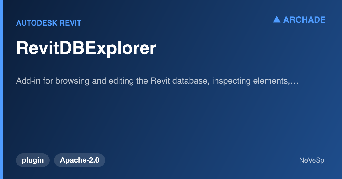 RevitDBExplorer
