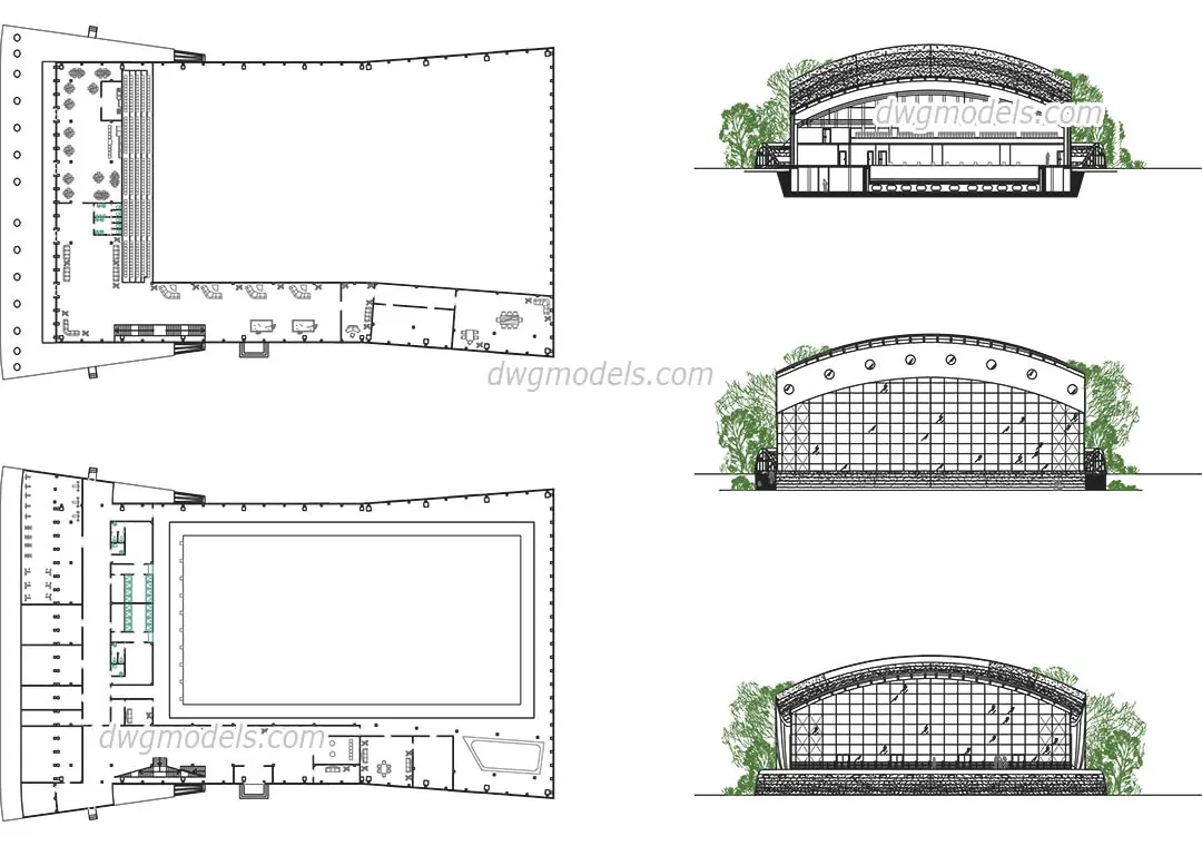 Swimming pool 2 — preview 1 (dwgmodels.com, CC0)
