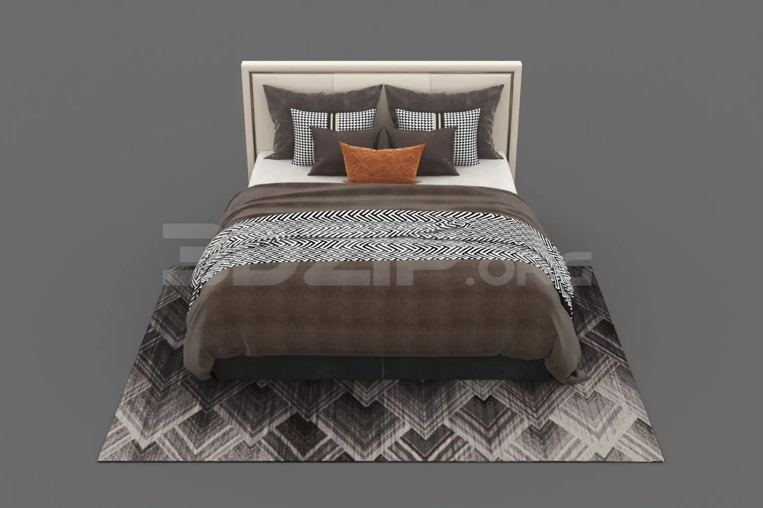 Bed — preview 1, by Viet Long Lee (3dzip)