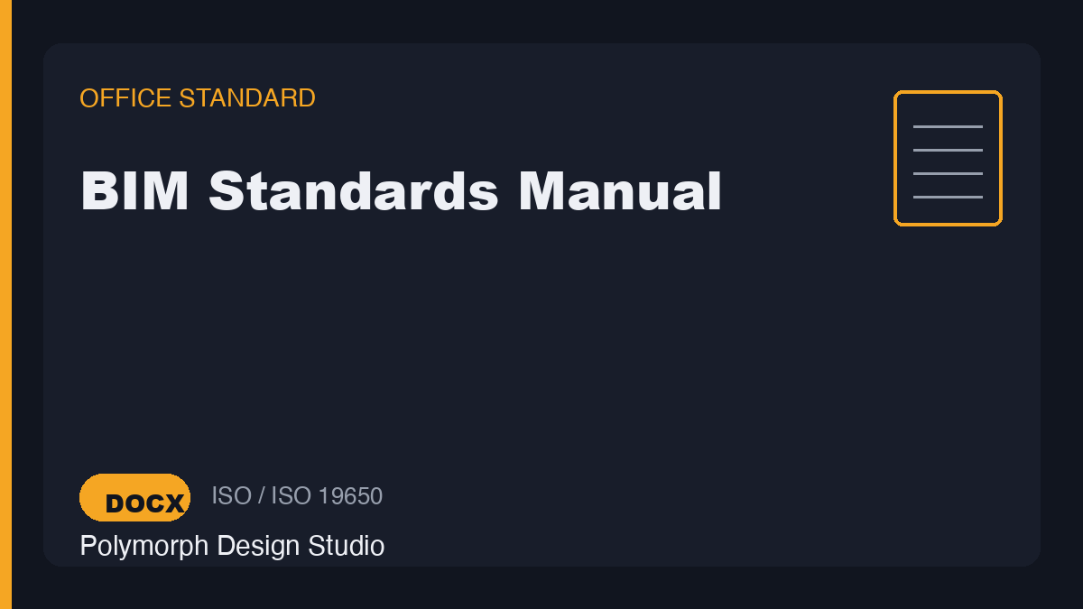 BIM Standards Manual