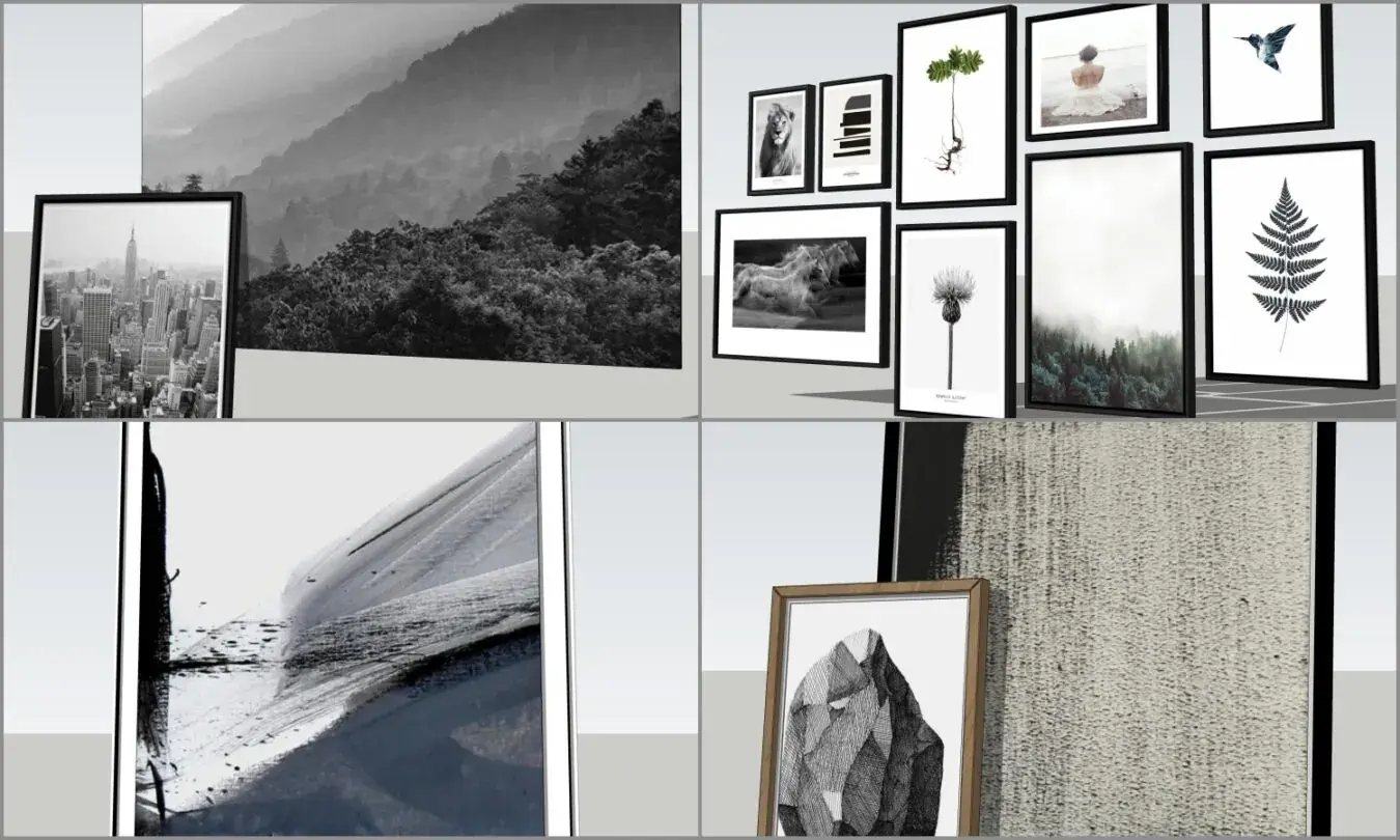 Combo Picture And Paints