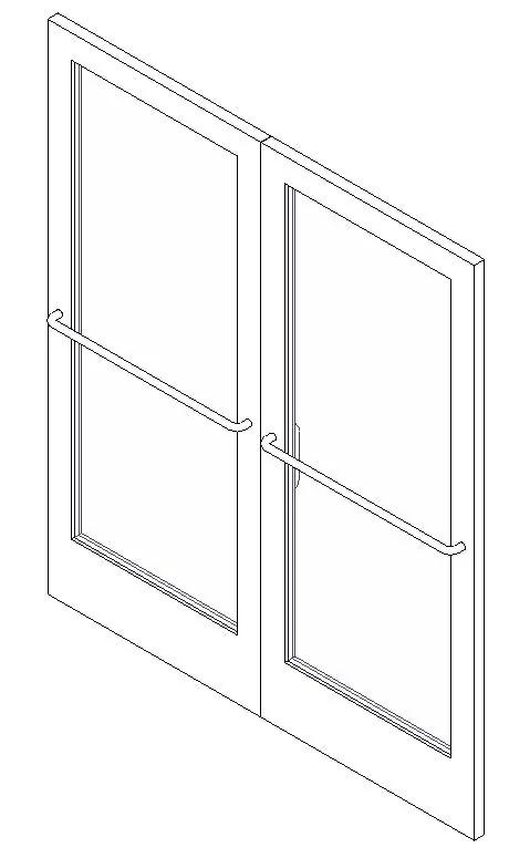 Storefront Entry Doors- Double