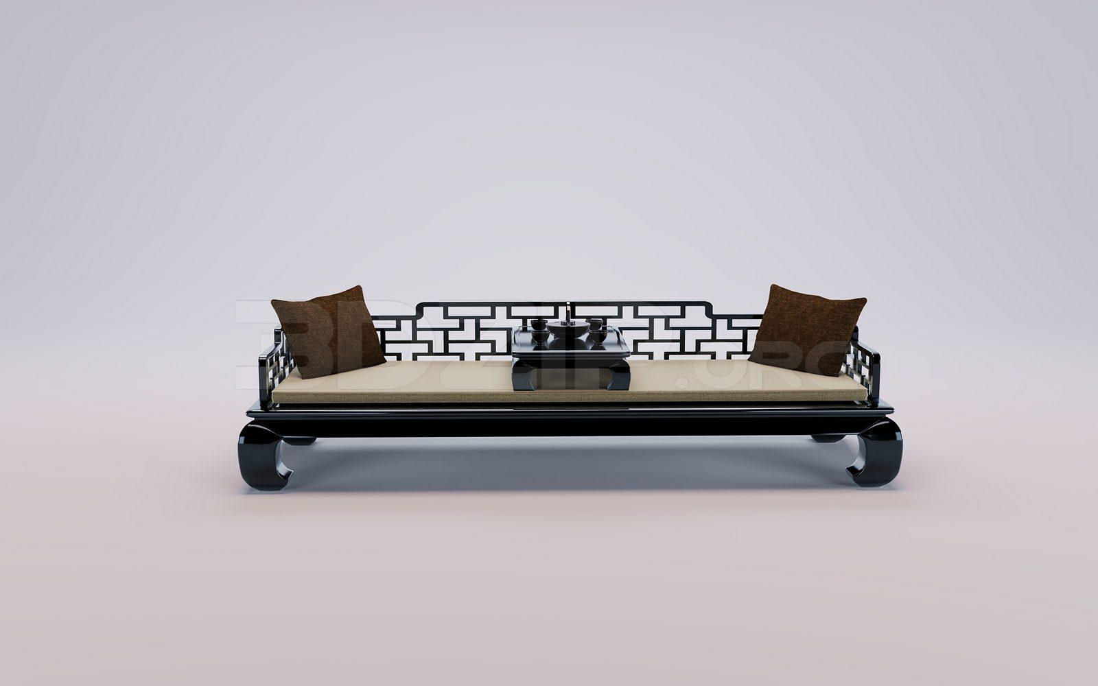 Sofa 3D Model for Interior Projects
