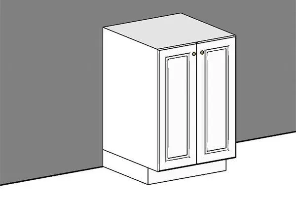 Base Cabinet 2 door Horiz — preview 1, by Team RPM (RevitCity, CC0)
