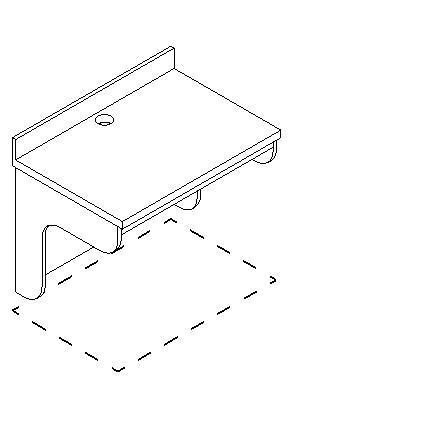 Wall Mount Computer Vanity