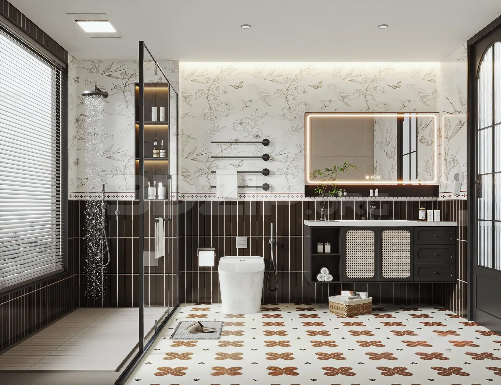 Bathroom Interior — preview 1 (3dzip)