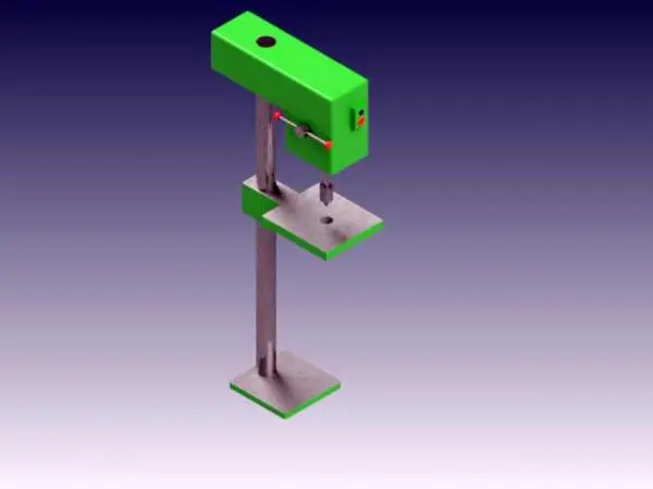 Woodworking Shop Drill press — preview 1, by heckmang (RevitCity, CC0)