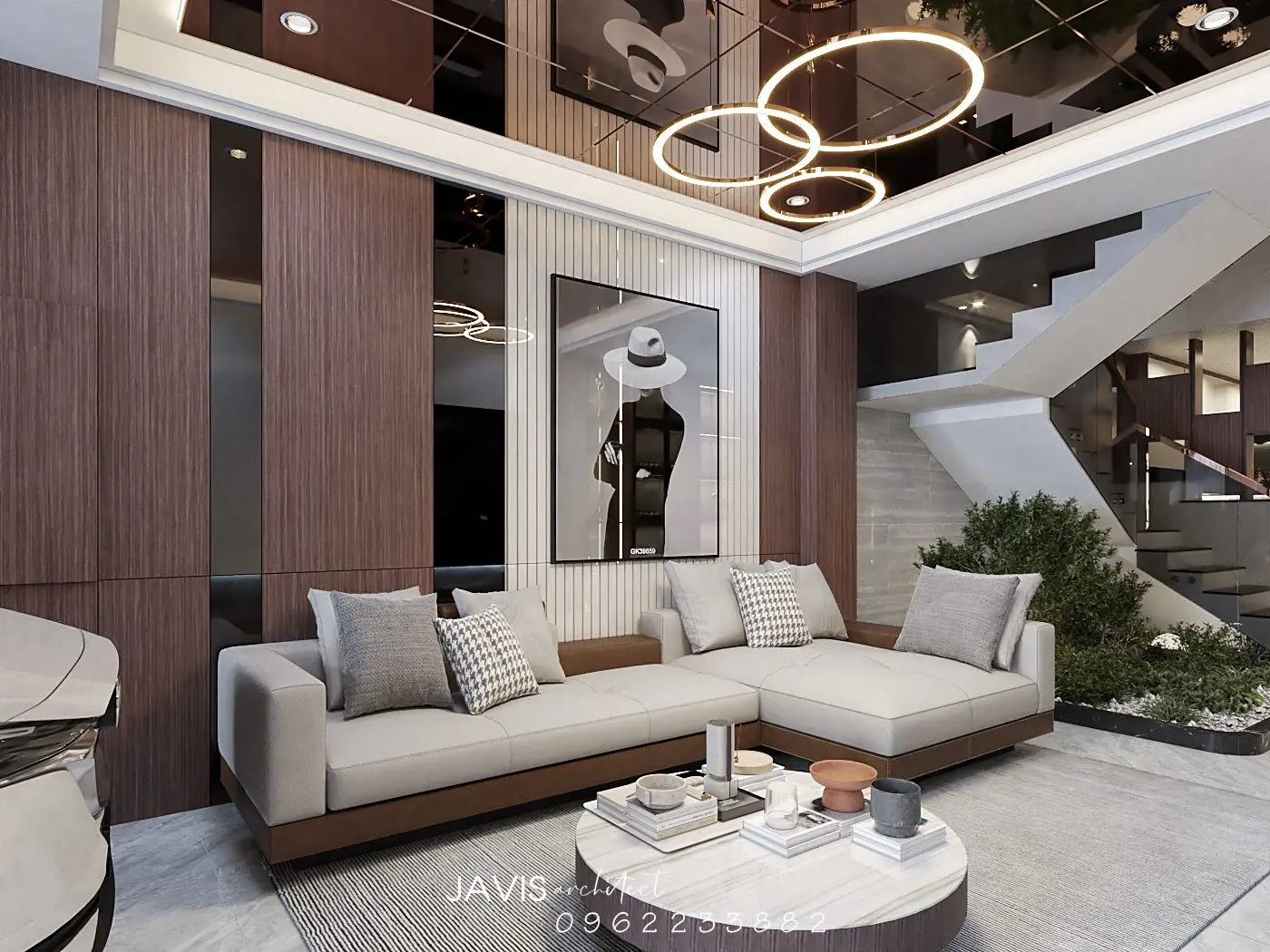 Living Room – Kitchen Interior — preview 1, by Hoang Thang (cgtips, CC0)