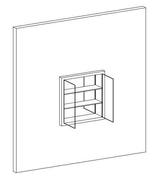 Pass thru Cabinet