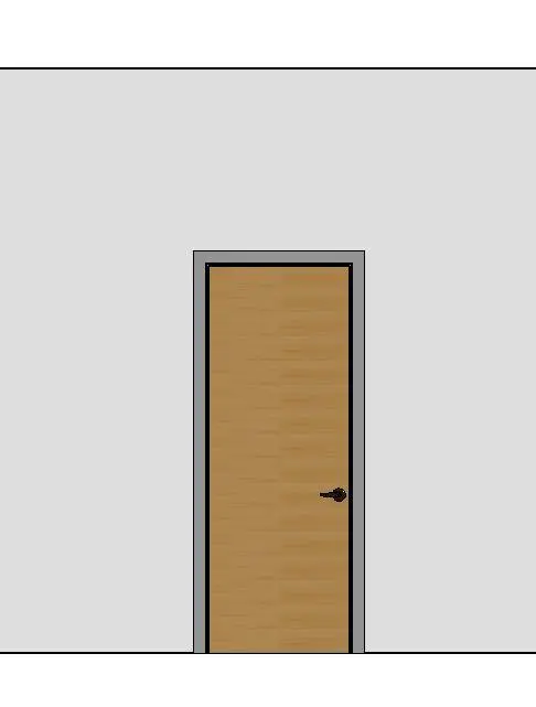 Solid Door Opening and Closing