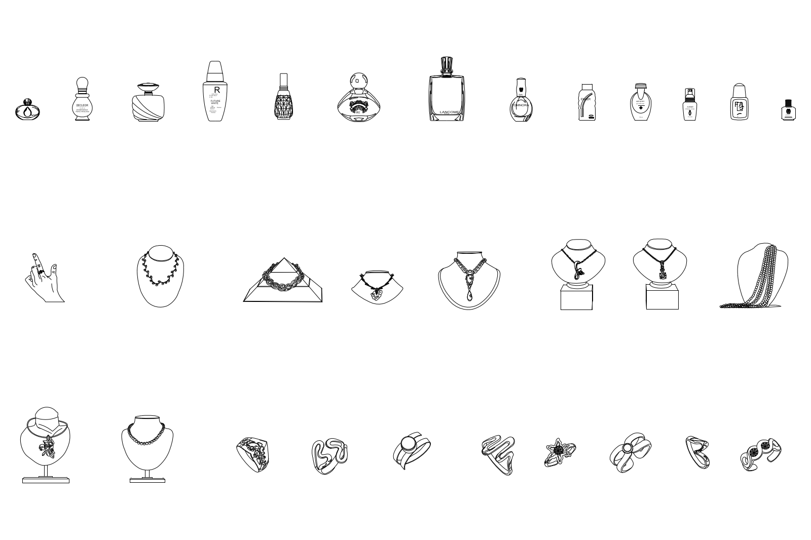 Jewelry and cosmetic