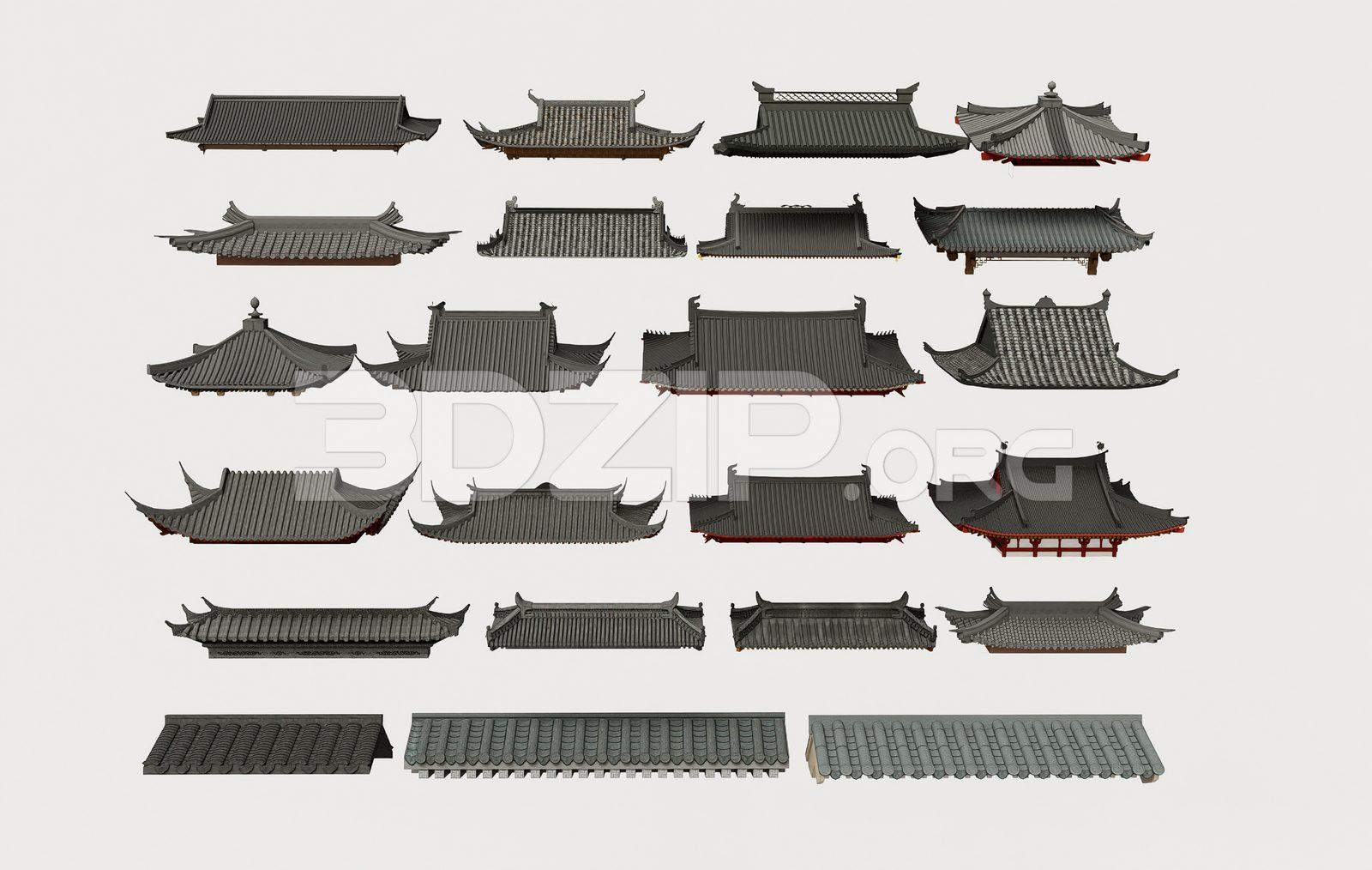 Traditional Asian Roof Collection