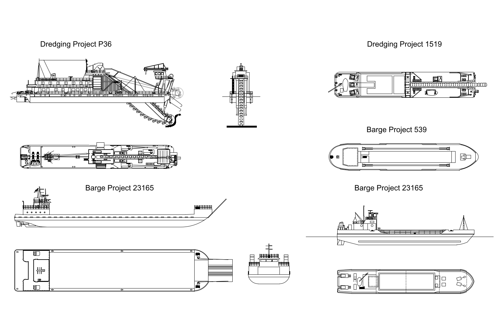 Dredging, Barges