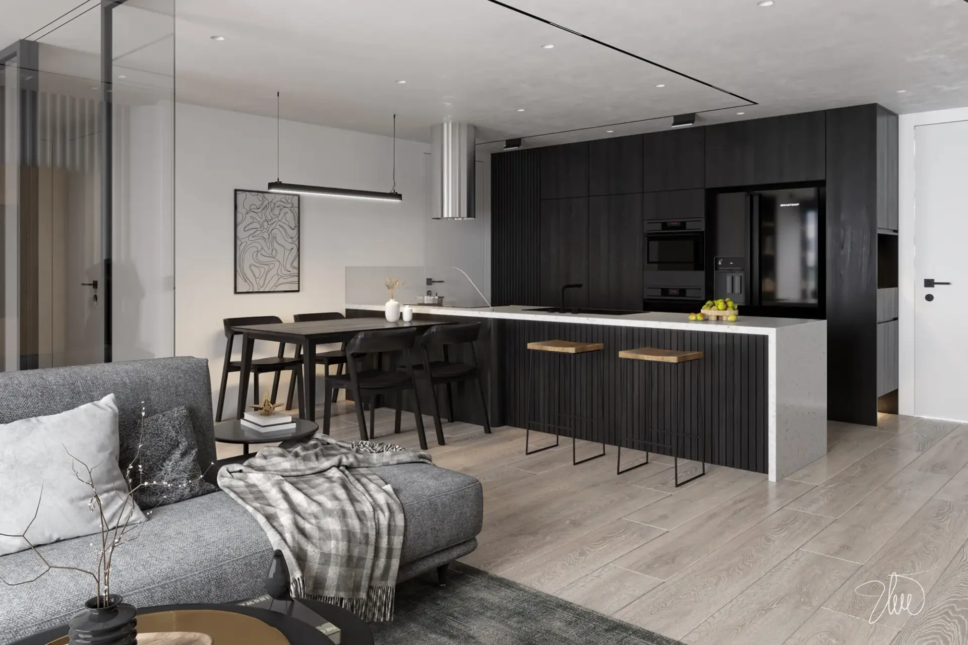 Interior Apartment Scene