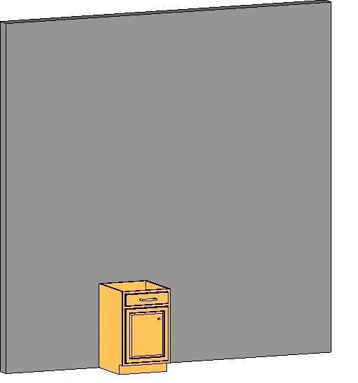 Base Cabinet 1 Drawer with Panel