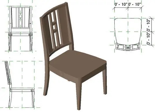 Gustavian Side Chair — preview 1, by Brant Fetter (RevitCity, CC0)
