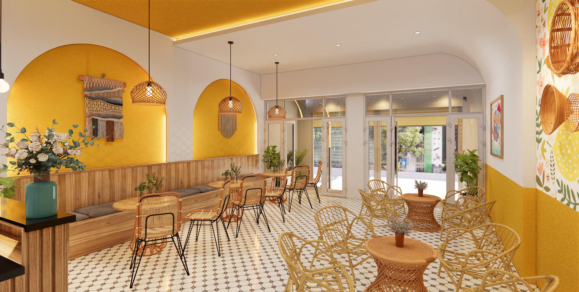 Interior Coffee room Scene