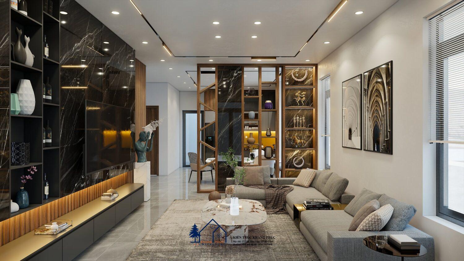 Living Room – Kitchen Interior