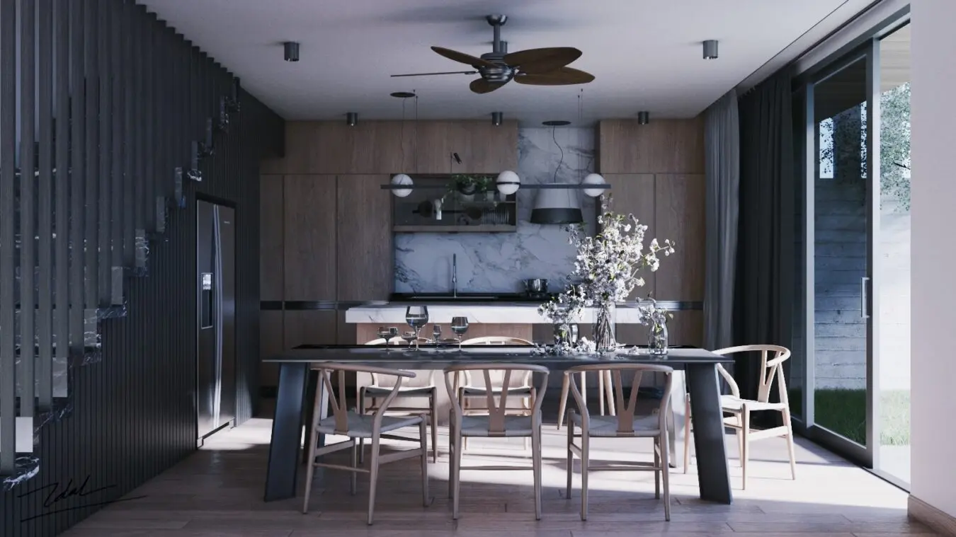 Dining Room Interior — preview 1 (cgtips)