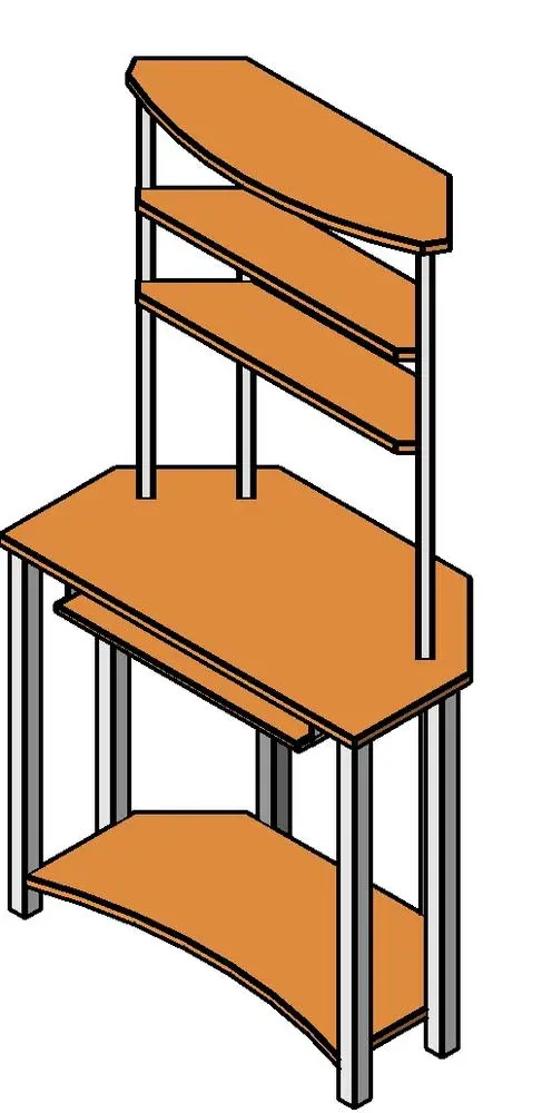 Very Simple Corner Computer Desk