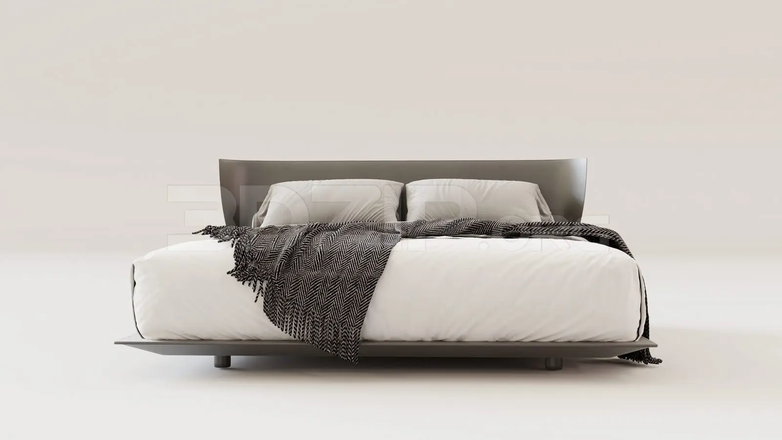 Bed — preview 1 (3dzip, CC0)