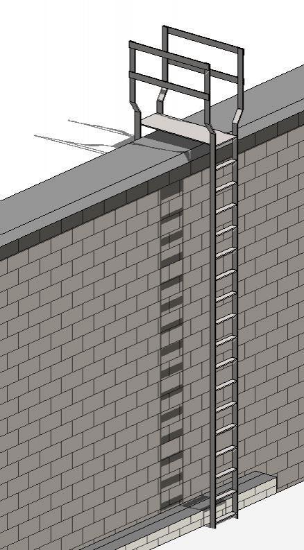 Roof Ladder without Cage