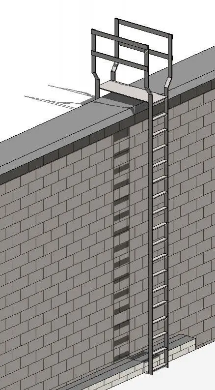 Roof Ladder without Cage