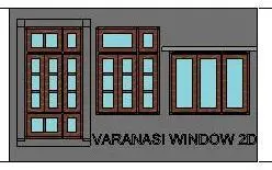 Varanasi 1DL 1SL Window 2D — preview 1, by Contriver By Er. L.J.Upadhyay. (RevitCity, CC0)