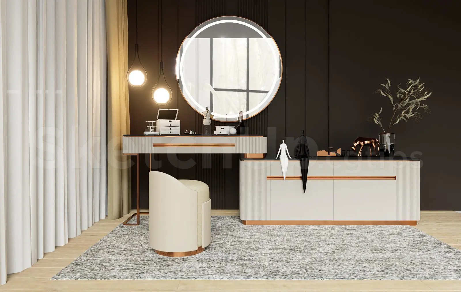 Makeup Table