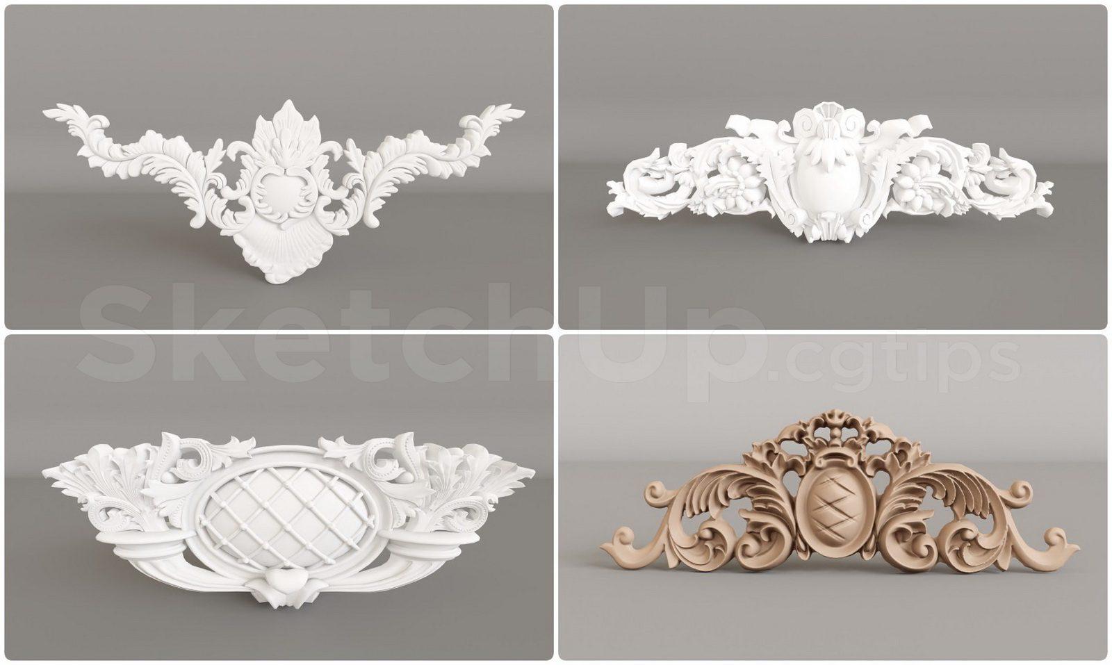 Neoclassical Roof Cap