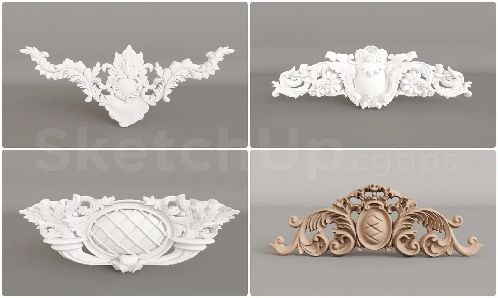 Neoclassical Roof Cap