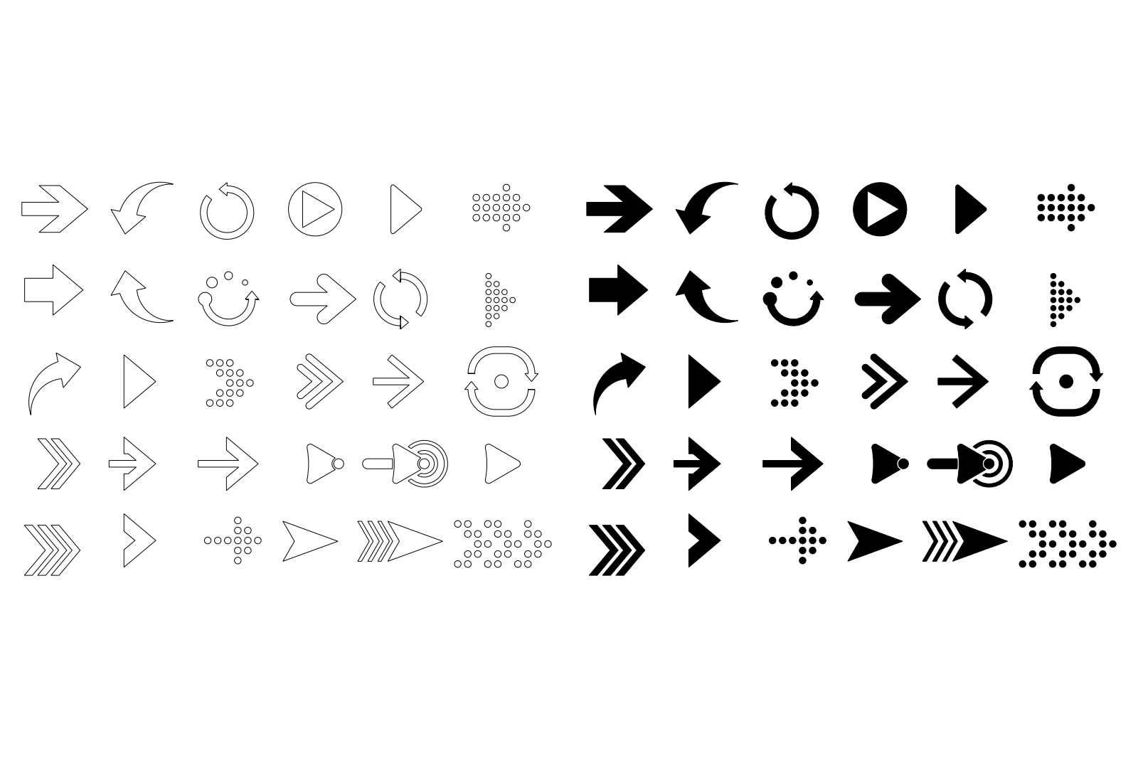 Arrow Sketch Free Icon