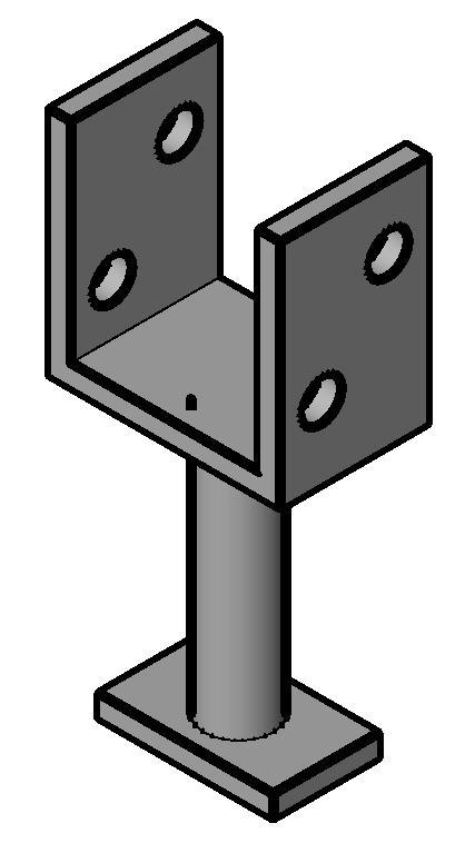 Full Stirrup Post Anchor