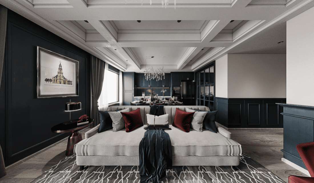 Interior Scene Model Livingroom 543
