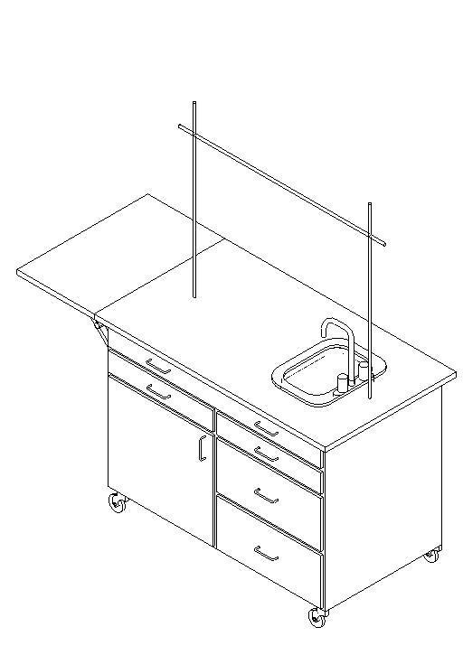 Portable Demonstration Desk