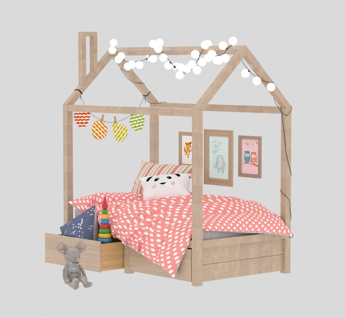 Child Bed — preview 1, by Se Arc (3dzip)