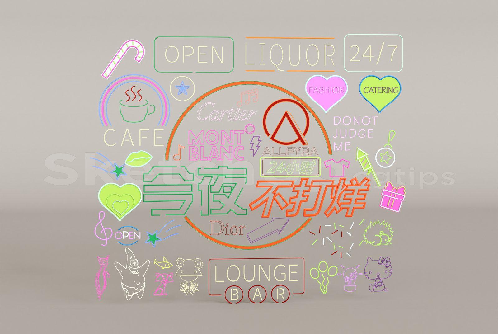 Neon Light Set