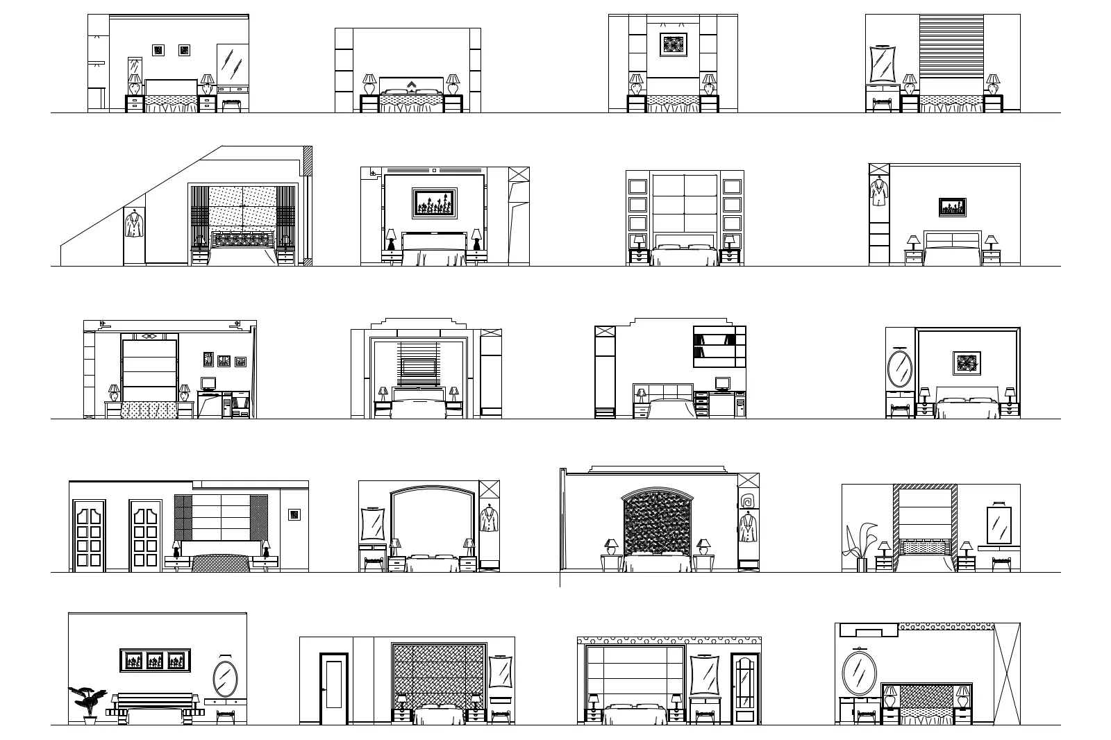 Bedroom elevation