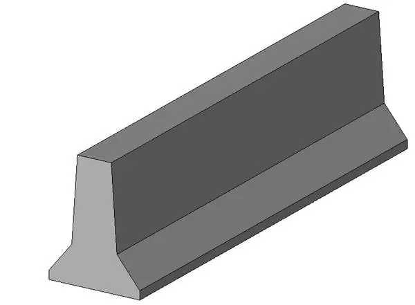 Jersey Barrier Wall