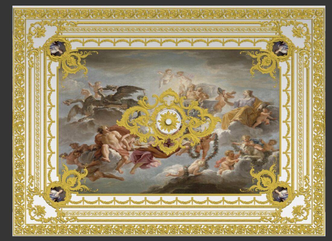 Neoclassical plaster ceiling Model 193