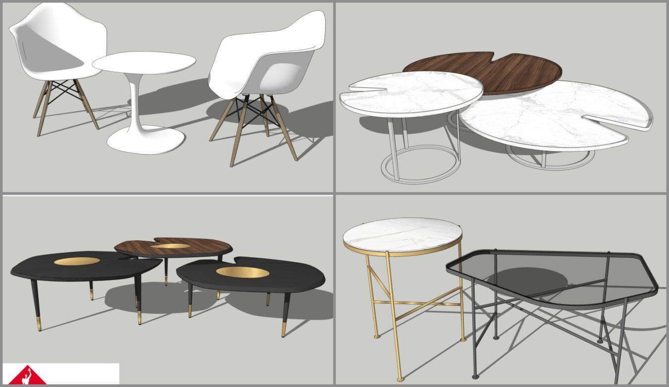 Combo Reading Table