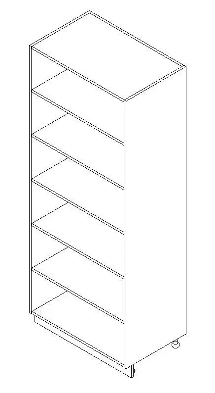 AWI 400 - Tall Cabinet - Open