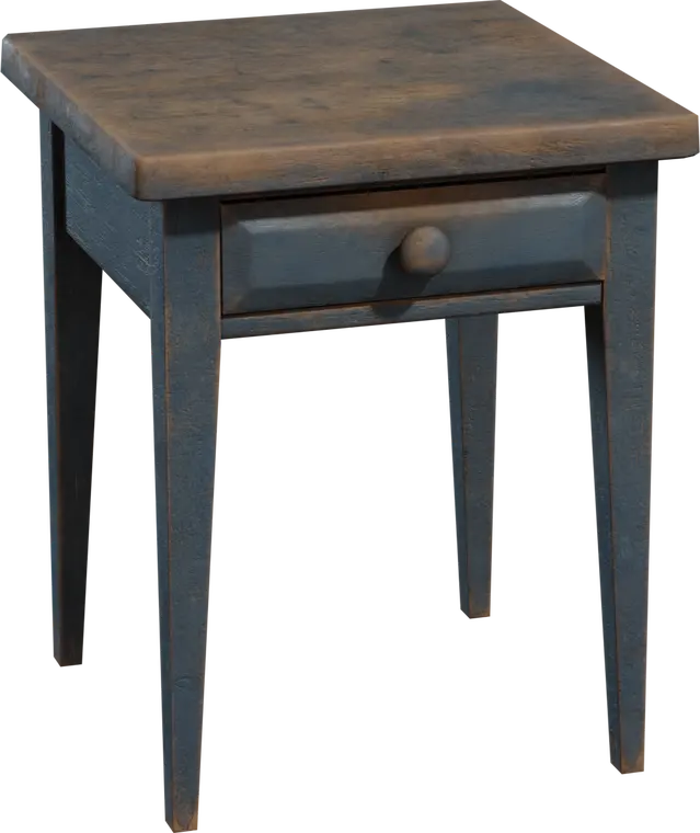 Painted Wooden Nightstand