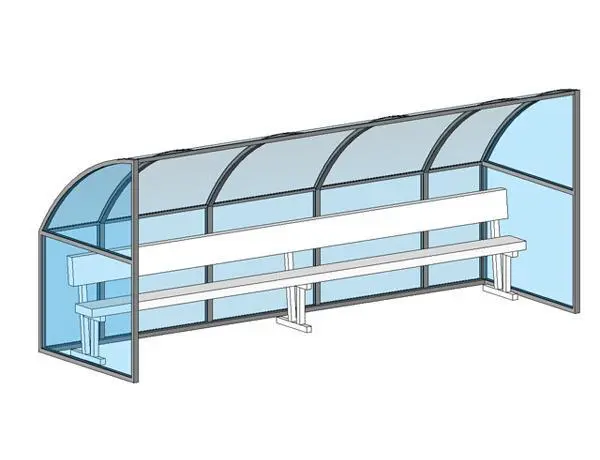 Kiwk Goal Team Shelter — preview 1, by Matthew Boley (RevitCity, CC0)
