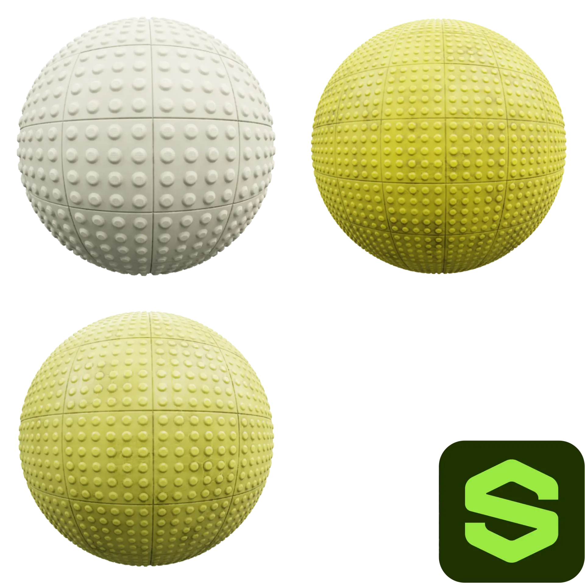 Tactile Paving Substance 001 — preview 1 (ambientCG, CC0)
