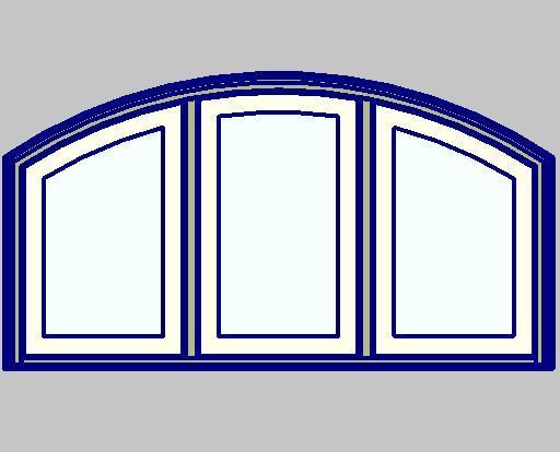 Kolbe Ultra Series Casement Segment Head 3-Wide Units