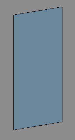 Plain Rectangular Mirror - No Frame
