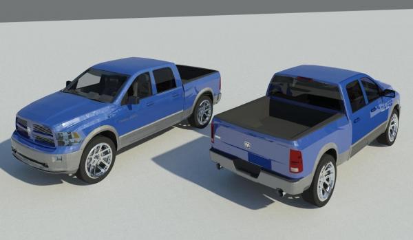 Dodge Ram 1500 Pickup - Truck Automobile Vehicle