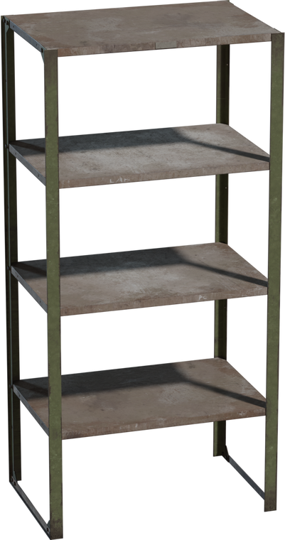 Worn Metal Rack